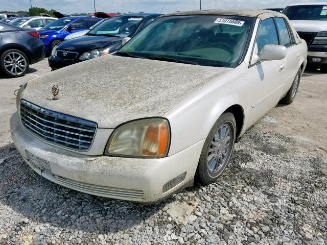 1G6KD54Y9YU356643 - 2000 CADILLAC DEVILLE WHITE photo 2