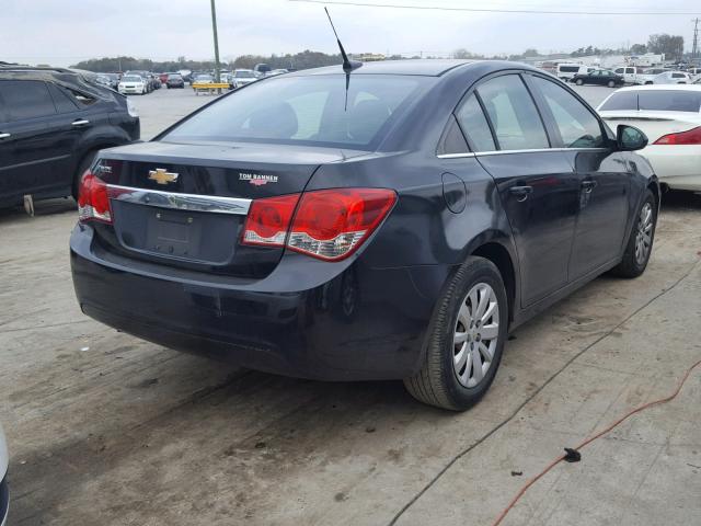 1G1PC5SHXB7143742 - 2011 CHEVROLET CRUZE LS BLACK photo 4