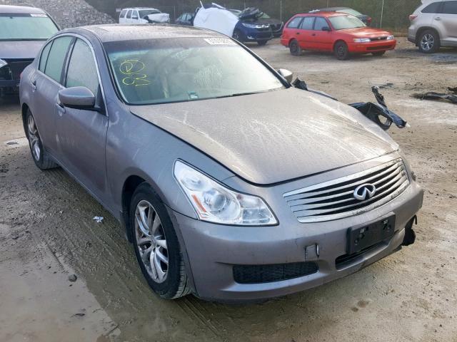 JNKCV61FX9M050333 - 2009 INFINITI G37 SILVER photo 1