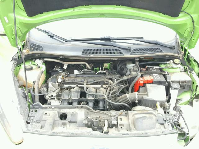 3FADP4BJ9EM202081 - 2014 FORD FIESTA SE GREEN photo 7