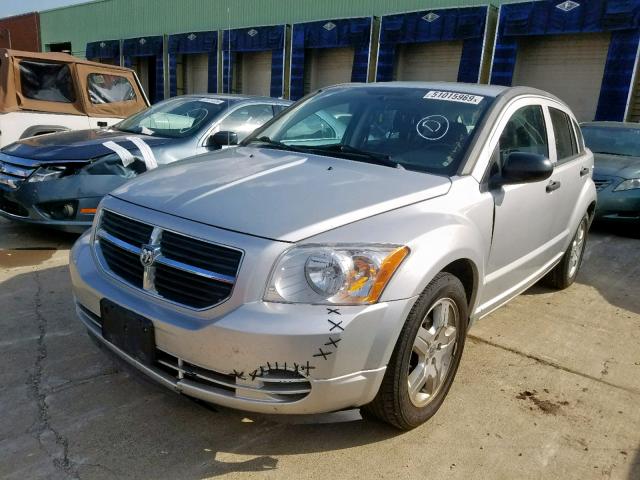 1B3HB48C88D698480 - 2008 DODGE CALIBER SX SILVER photo 2