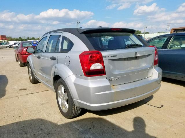 1B3HB48C88D698480 - 2008 DODGE CALIBER SX SILVER photo 3