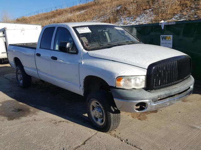 3D7KU28C14G183875 - 2004 DODGE RAM 2500 S Ağ foto 1