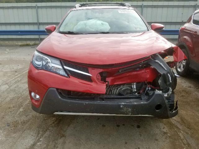 2T3DFREV7FW337035 - 2015 TOYOTA RAV4 LIMIT RED photo 7