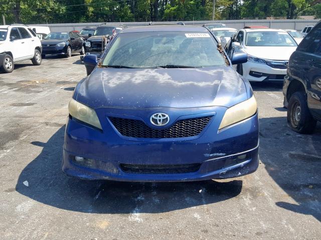 4T1BE46K47U019398 - 2007 TOYOTA CAMRY NEW BLUE photo 9