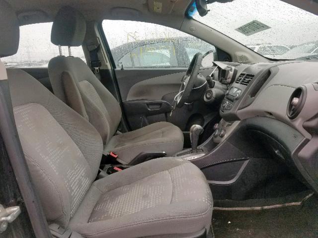 1G1JA5SH9C4167710 - 2012 CHEVROLET SONIC LS 黑色 照片 5