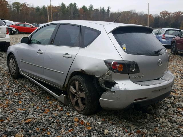 JM1BK343741197306 - 2004 MAZDA 3 HATCHBAC SILVER photo 3