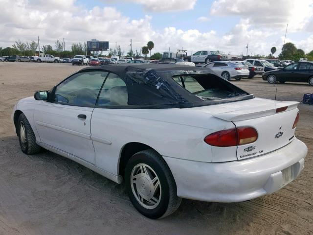 4G1JF3248TB104644 - 1996 CHEVROLET CAVALIER L WHITE photo 3