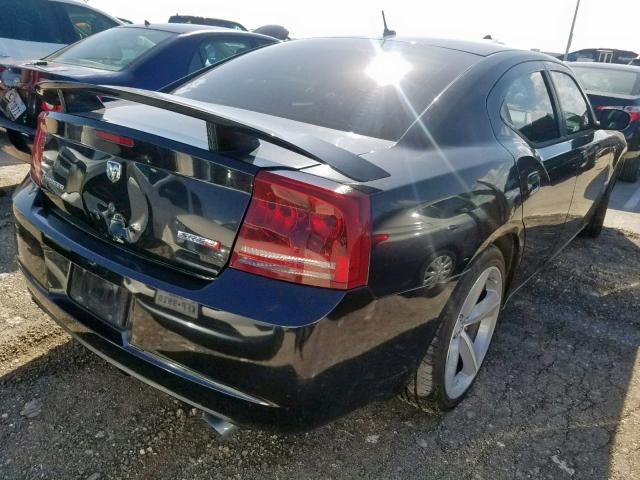 2B3LA73W78H271097 - 2008 DODGE CHARGER SR BLACK photo 4