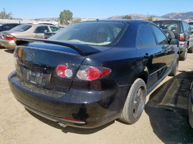 1YVHP80CX75M48728 - 2007 MAZDA 6 I BLACK photo 4