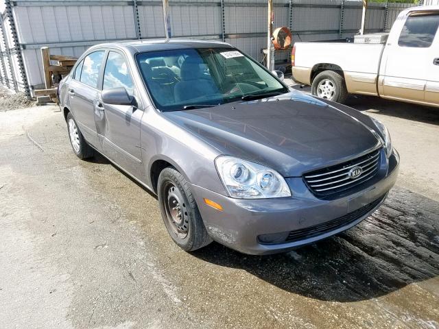 KNAGE123875140112 - 2007 KIA OPTIMA GRAY photo 1