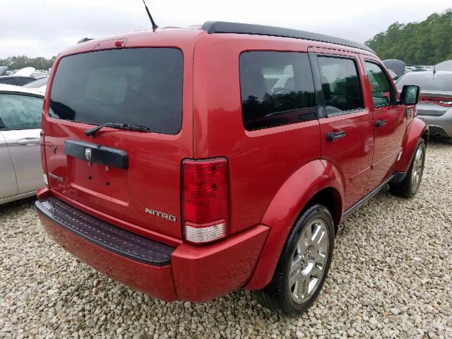 1D4PT4GK0BW528998 - 2011 DODGE NITRO HEAT RED photo 4