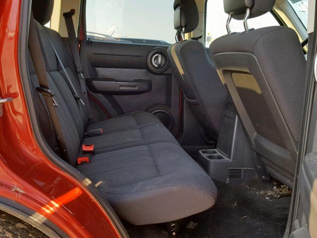 1D4PT4GK0BW528998 - 2011 DODGE NITRO HEAT RED photo 6