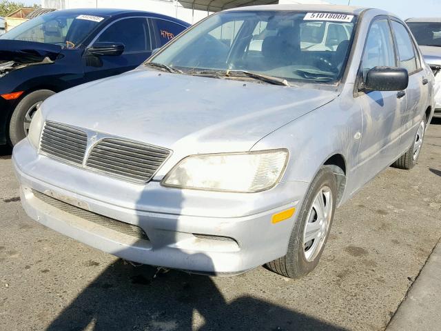 JA3AJ26E53U061209 - 2003 MITSUBISHI LANCER ES SILVER photo 2