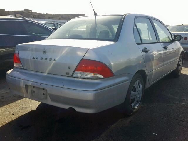 JA3AJ26E53U061209 - 2003 MITSUBISHI LANCER ES SILVER photo 4