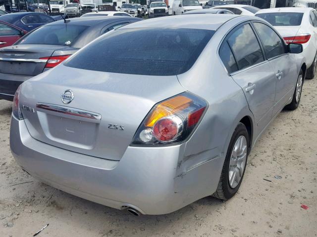 1N4AL2AP6CC100728 - 2012 NISSAN ALTIMA BAS SILVER photo 4