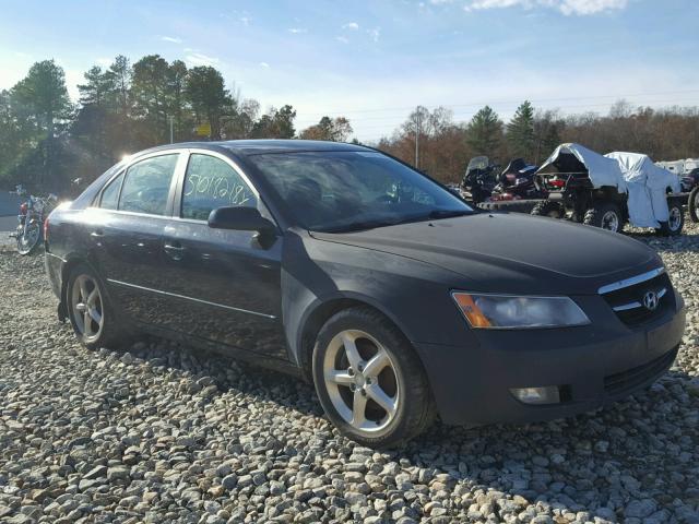 5NPET46F57H230713 - 2007 HYUNDAI SONATA GL BLACK photo 1