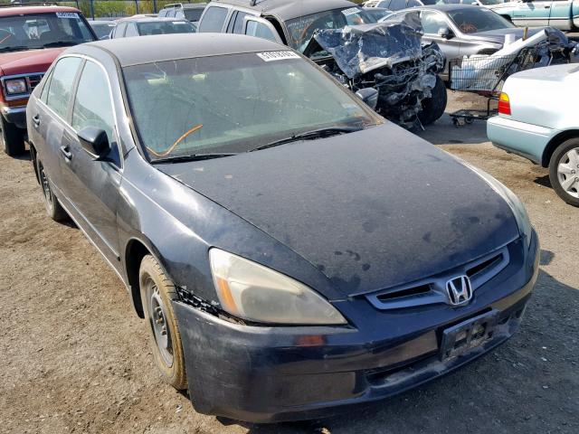 3HGCM56323G702497 - 2003 HONDA ACCORD LX BLACK photo 1