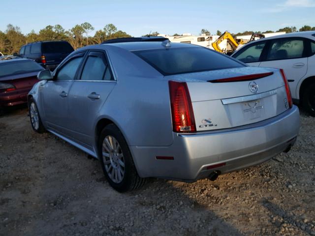 1G6DG5EG3A0132058 - 2010 CADILLAC CTS LUXURY SILVER photo 3