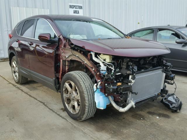 2HKRW2H80JH640354 - 2018 HONDA CR-V EXL BURGUNDY photo 1