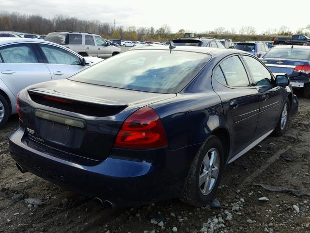 2G2WP552X81167838 - 2008 PONTIAC GRAND PRIX BLUE photo 4