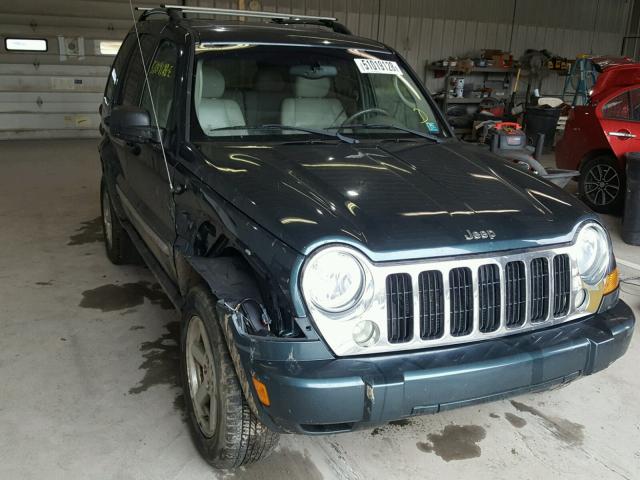 1J4GL58K65W561388 - 2005 JEEP LIBERTY LI GREEN photo 1