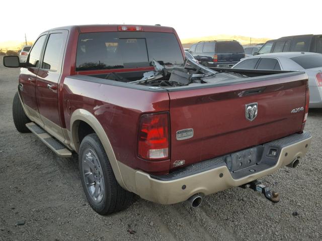 1C6RD7PT0CS214023 - 2012 DODGE RAM 1500 L TWO TONE photo 3