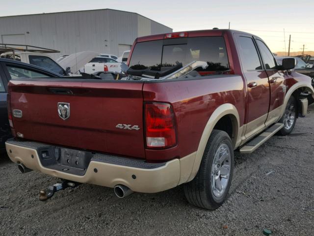 1C6RD7PT0CS214023 - 2012 DODGE RAM 1500 L TWO TONE photo 4