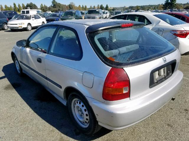 2HGEJ6421WH118159 - 1998 HONDA CIVIC CX SILVER photo 3