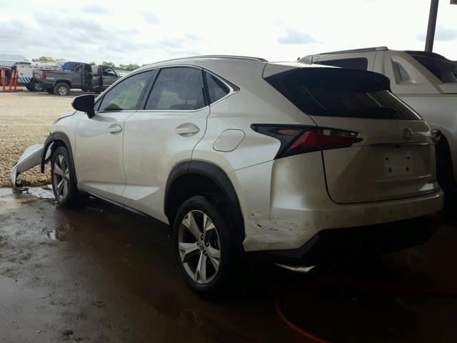 JTJYARBZ3H2079063 - 2017 LEXUS NX 200T WHITE photo 3