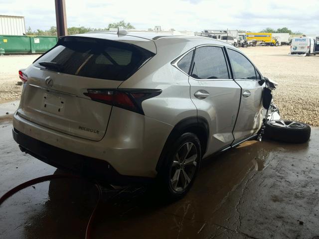 JTJYARBZ3H2079063 - 2017 LEXUS NX 200T WHITE photo 4