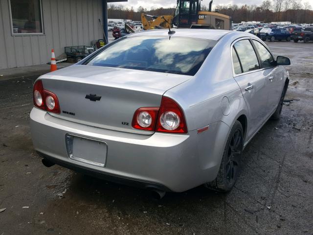 1G1ZK577394179151 - 2009 CHEVROLET MALIBU LTZ SILVER photo 4