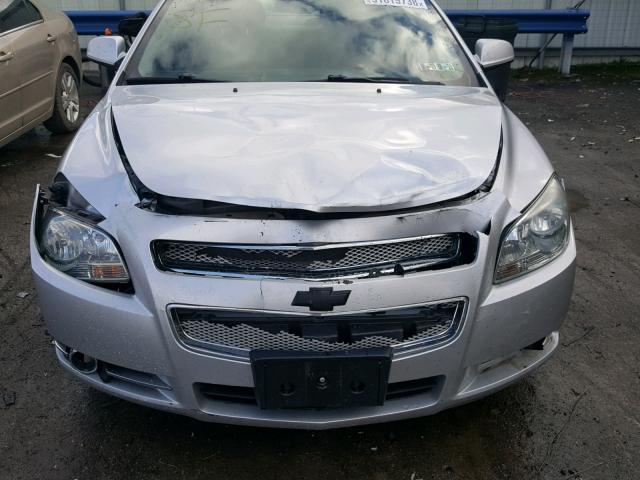 1G1ZK577394179151 - 2009 CHEVROLET MALIBU LTZ SILVER photo 9