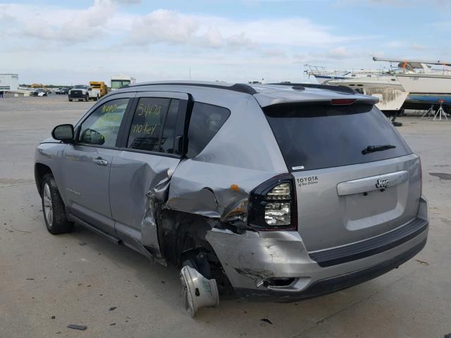 1C4NJCBA7HD123647 - 2017 JEEP COMPASS SP 银色 照片 3