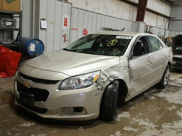 1G11C5SL3EF284060 - 2014 CHEVROLET MALIBU 1LT GOLD photo 2
