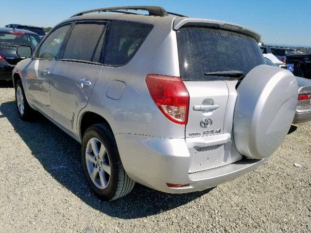 JTMBD31V266004310 - 2006 TOYOTA RAV4 LIMIT SILVER photo 3