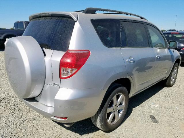 JTMBD31V266004310 - 2006 TOYOTA RAV4 LIMIT SILVER photo 4