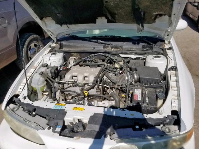 1G3NF52E81C177387 - 2001 OLDSMOBILE ALERO GLS WHITE photo 7