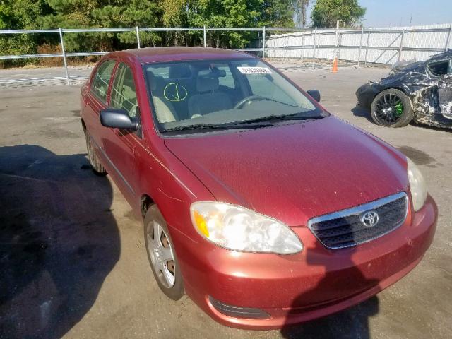 1NXBR32E25Z517840 - 2005 TOYOTA COROLLA CE RED photo 1