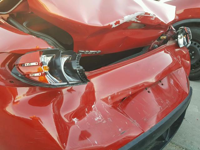 JM1FE173940130463 - 2004 MAZDA RX8 RED photo 9