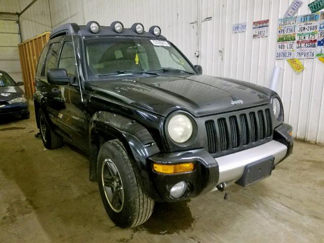 1J4GL38KX3W653055 - 2003 JEEP LIBERTY RE BLACK photo 1