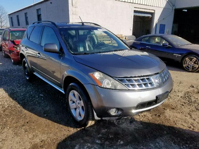 JN8AZ08W26W532511 - 2006 NISSAN MURANO SL GRAY photo 1