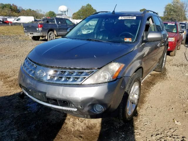 JN8AZ08W26W532511 - 2006 NISSAN MURANO SL GRAY photo 9