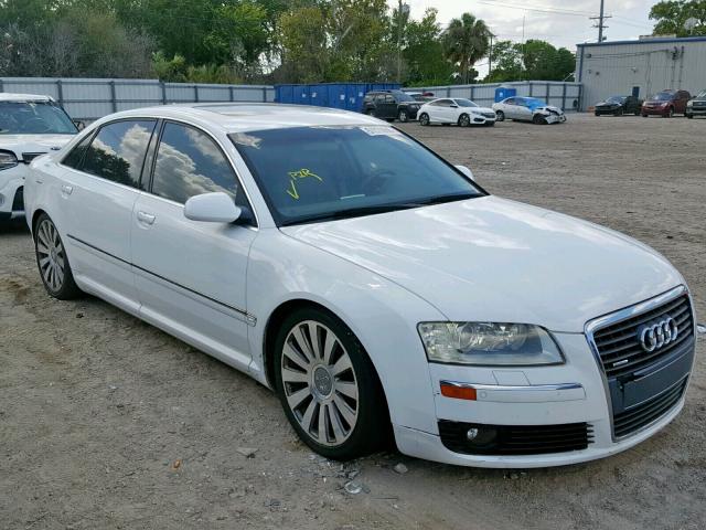 WAUMV44E07N016869 - 2007 AUDI A8 L QUATT WHITE photo 1