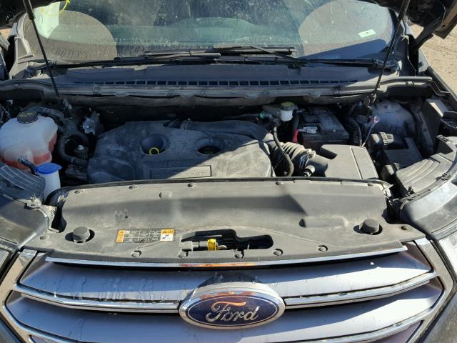 2FMPK4J90HBB37183 - 2017 FORD EDGE SEL GRAY photo 7