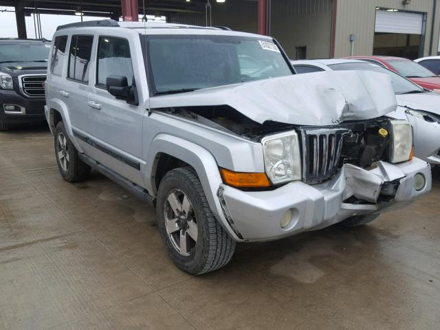 1J8HH48K98C115062 - 2008 JEEP COMMANDER SILVER photo 1