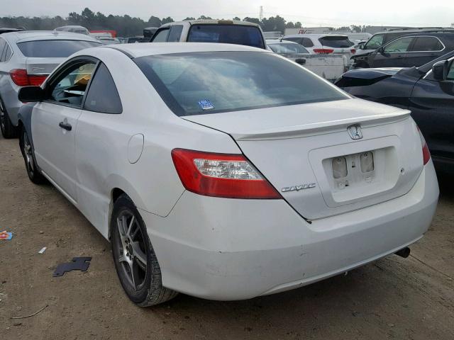 2HGFG11258H573559 - 2008 HONDA CIVIC DX WHITE photo 3