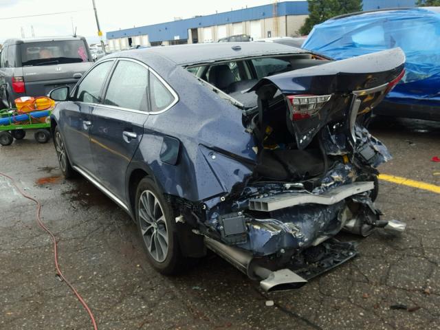 4T1BK1EB4GU210439 - 2016 TOYOTA AVALON XLE BLUE photo 3