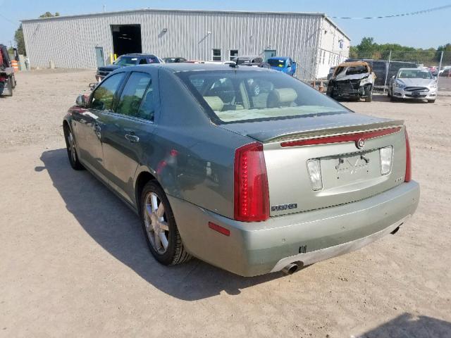 1G6DW677250208123 - 2005 CADILLAC STS GREEN photo 3