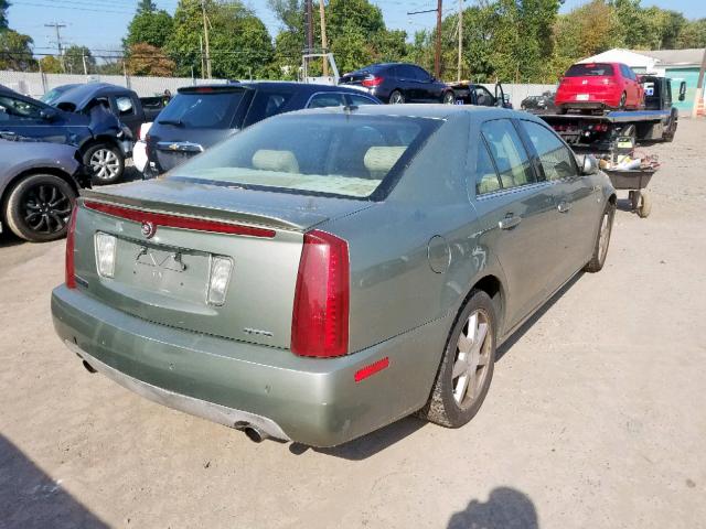 1G6DW677250208123 - 2005 CADILLAC STS GREEN photo 4